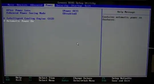 Lenovo P300-series BIOS Settings