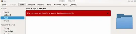 Error when trying to navigate