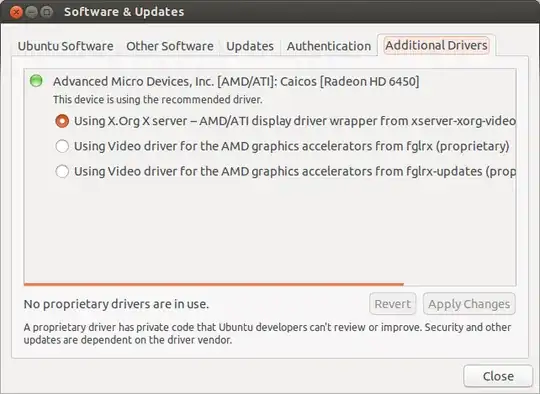 Software & Updates window