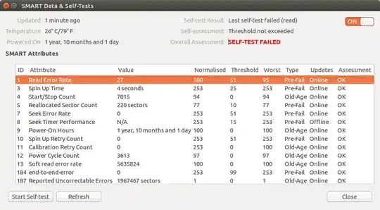 SMART Test Results 1
