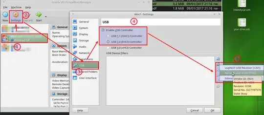 USB 2.0 setup in VirtualBox