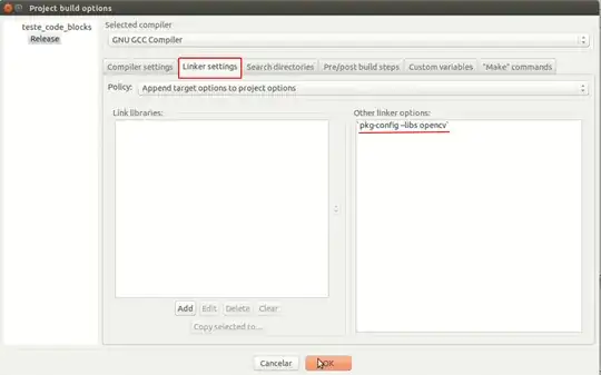 *Setting Linker options*