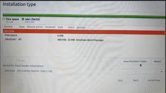ubuntu installation screen