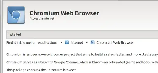 Image showing section of Ubuntu Software Center