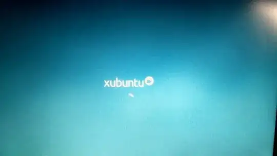 Xubuntu boot screen