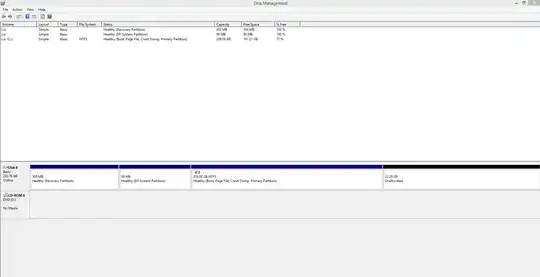 Disk Management screenshot, from Windows
