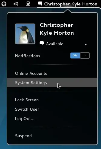 Main menu screenshot