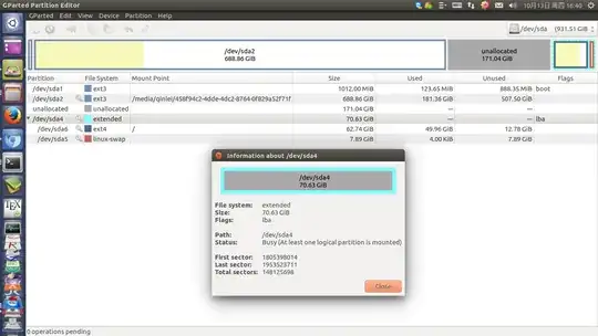 partitions on my disk