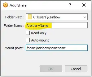 add shared folder details