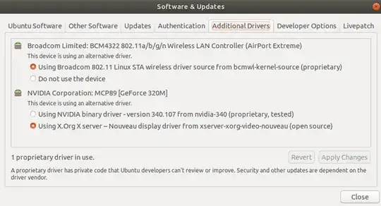 additional drivers configs