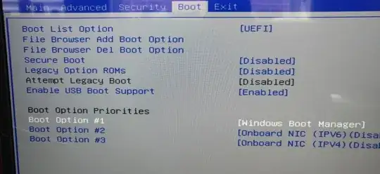 This is my Windows PC BIOS