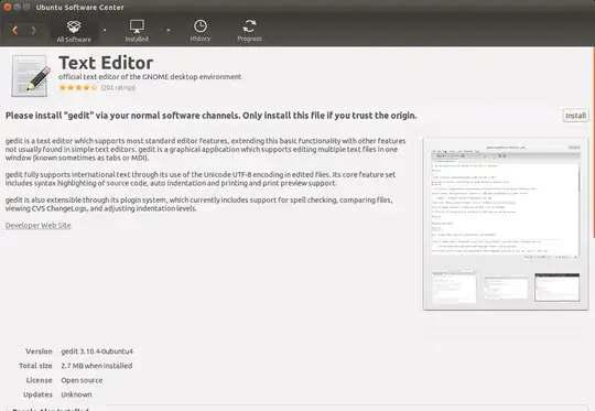 Installing with Software Center