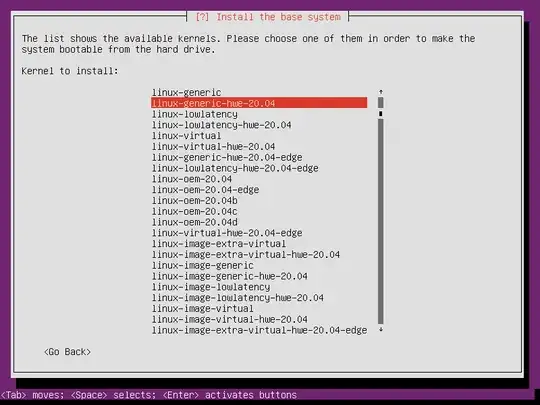 d-i, expert install, select linux-generic-hwe-20.04 to install