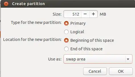 Swap parameters