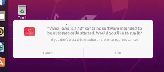 What you should see when you select "Insert Guest Additions"