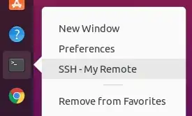 Custom Remote SSH Menu in Terminal