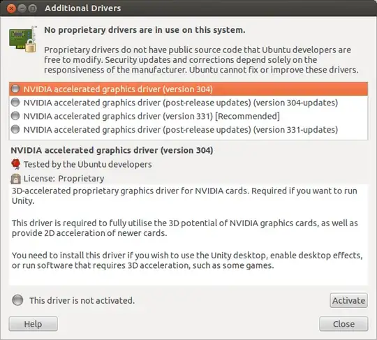 My Additional Drivers View
