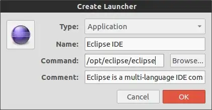 Creating the eclipse launcher using above steps