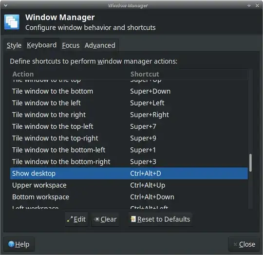 Window Manger settings