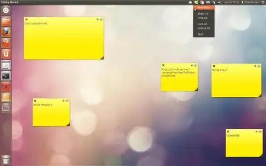 Desktop with StickyNotes