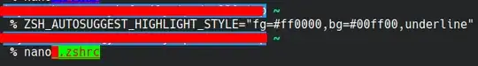 ZSH_AUTOSUGGEST_HIGHLIGHT_STYLE="fg=#ff0000,bg=#00ff00,underline"