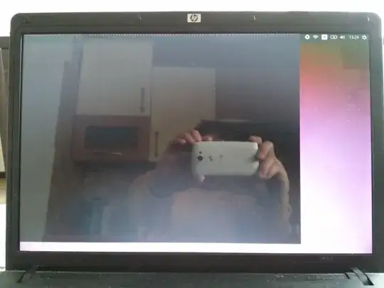 Black window covers almost the entire desktop