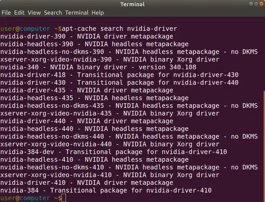 Nvidia Drivers Found