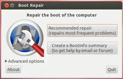 screenshot of boot-repair