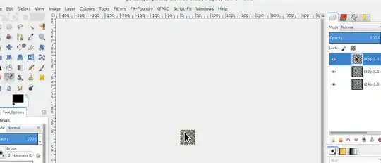 gimp opening a cursor