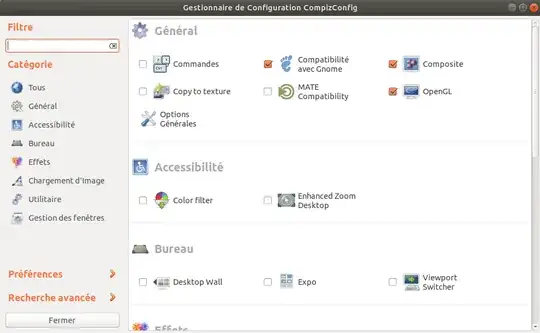 Compiz Config Manager