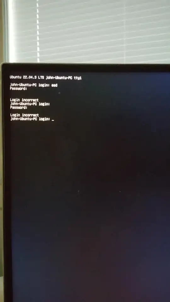 Previously not seen login screen, Personal issue: can't remember login since previously it had happened with press of Enter, but that is an personal issue I understand.
