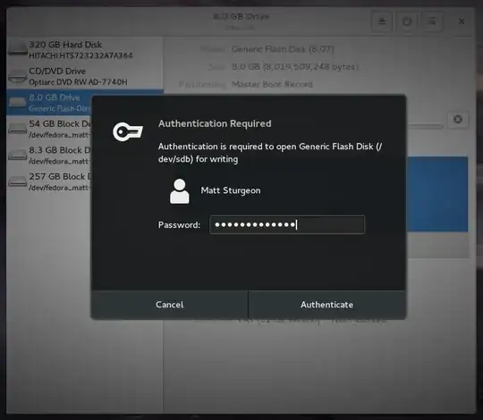 Step 4. sudo password