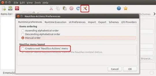 nautilus-actions Preferences