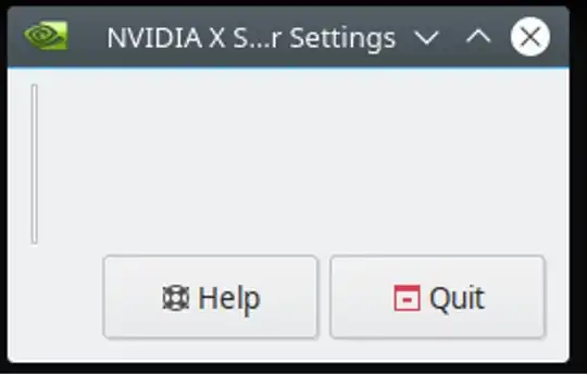 (Nvidia settings window)