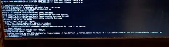 Error message