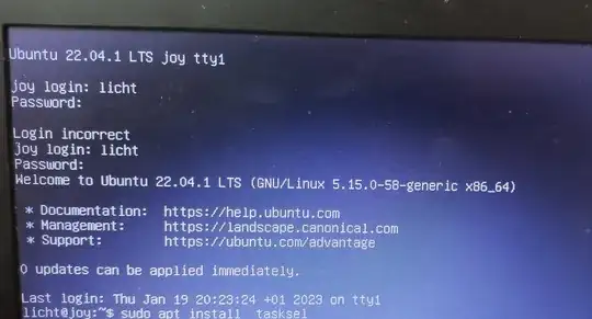 Ubuntu server image