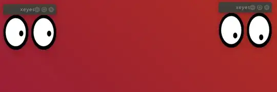 two sets of animated eyes looking at the cursor