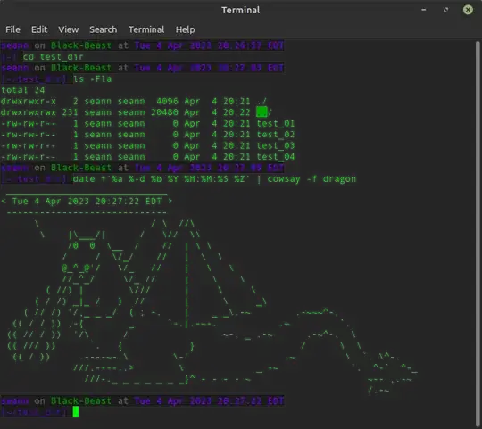 terminal screenshot