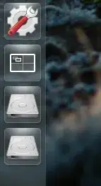 Drive icons in the launcher