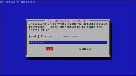sudo dialog
