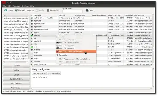 Synaptic Uninstall Apps using Synaptic