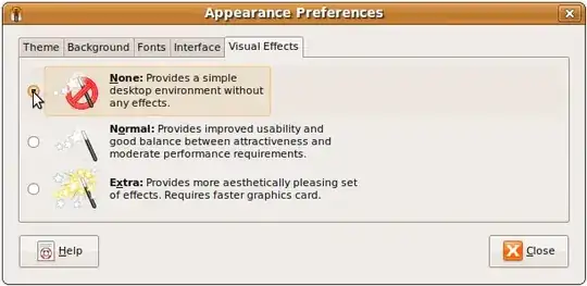 Screen shot of older desired functionality