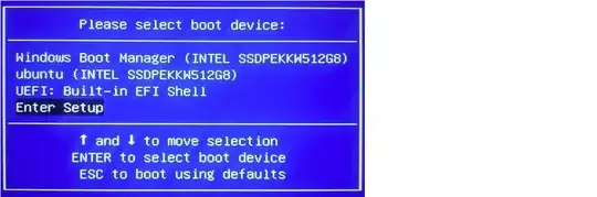 Please select boot device