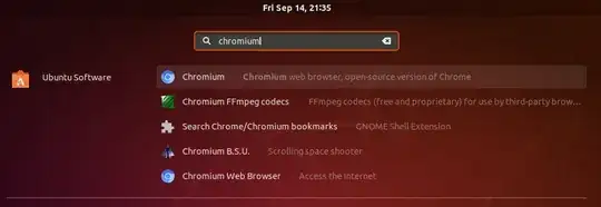 Two versions of the browser