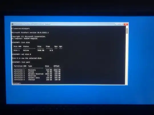 list partition photo
