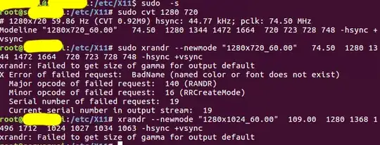 message in my terminal