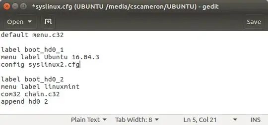 Edit Original Syslinux.cfg