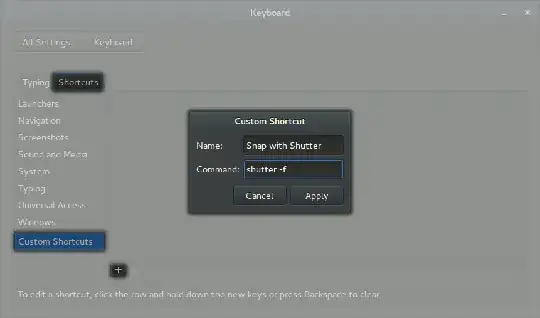 Add custom shortcut