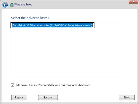 Windows VirtIO Network Driver