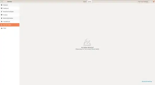 device settings screenshot